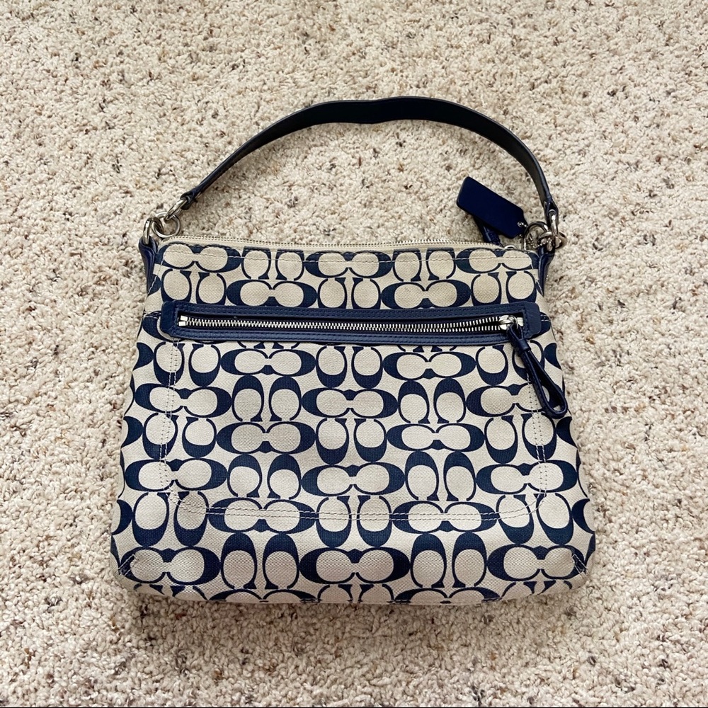 Coach | Navy & Cream | Shoulder Purse Bag